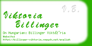 viktoria billinger business card